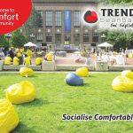 Socialise comfortably with bean bags