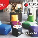 Dine comfortably with bean bags