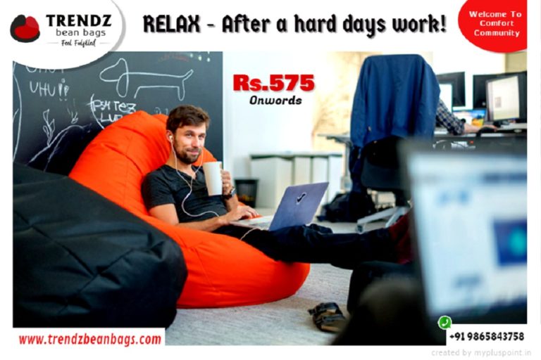 Relax with bean bags